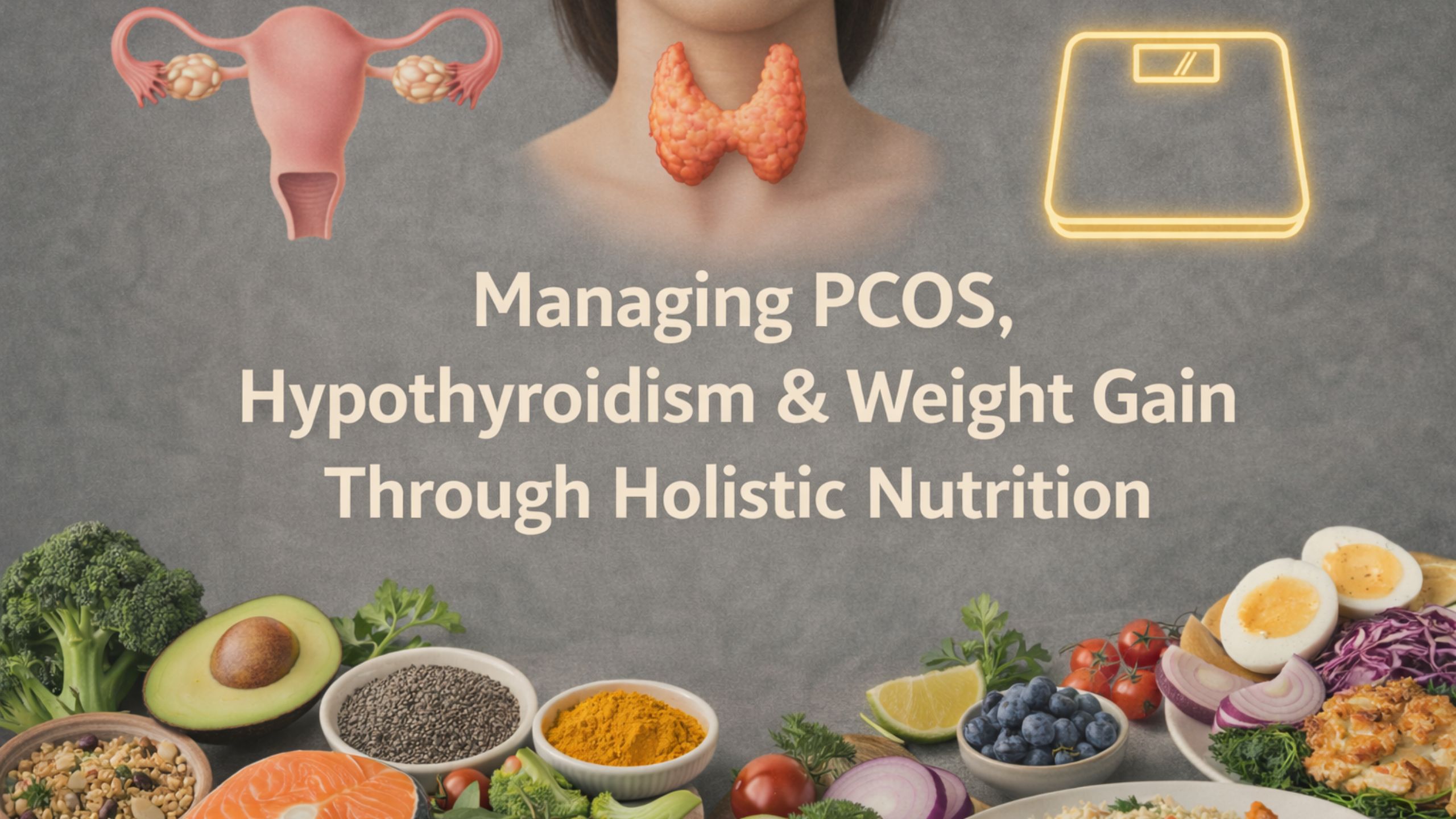 Managing PCOS, Hypothyroidism, and Weight Gain Through a Holistic Nutrition Approach